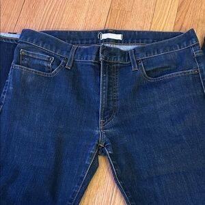 Uniqlo Dark Blue Denim Jeans - 34 waist / 31 inseam